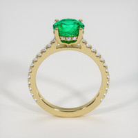 1.87 Ct. Emerald Ring, 18K Yellow Gold 3
