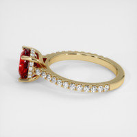 2.57 Ct. Ruby Ring, 18K Yellow Gold 4