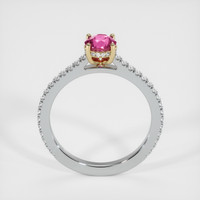 0.76 Ct. Sapphire Ring, 14K Yellow & White 3