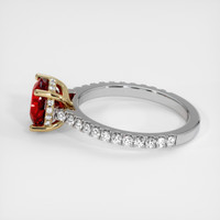 2.57 Ct. Ruby Ring, 14K Yellow & White 4