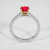 1.02 Ct. Ruby Ring, 14K Yellow & White 3