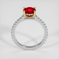 1.64 Ct. Ruby Ring, 14K Yellow & White 3