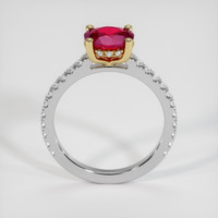 1.62 Ct. Ruby Ring, 14K Yellow & White 3