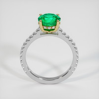 1.87 Ct. Emerald Ring, 18K Yellow & White 3