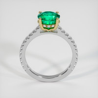 1.85 Ct. Emerald Ring, 18K Yellow & White 3
