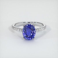 3.30 Ct. Sapphire Ring, Platinum 950 1