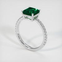 1.86 Ct. Emerald Ring, Platinum 950 2