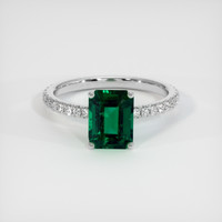 1.83 Ct. Emerald Ring, Platinum 950 1