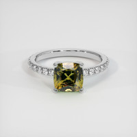 2.18 Ct. Gemstone Ring, Platinum 950 1