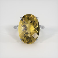 12.07 Ct. Gemstone Ring, Platinum 950 1