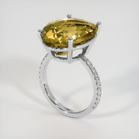 12.07 Ct. Gemstone Ring, Platinum 950 2