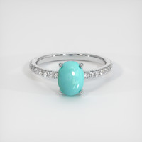 1.24 Ct. Gemstone Ring, Platinum 950 1