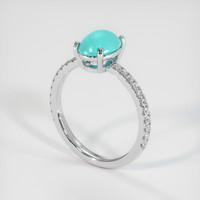 1.24 Ct. Gemstone Ring, Platinum 950 2