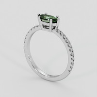 0.75 Ct. Alexandrite Ring, Platinum 950 2