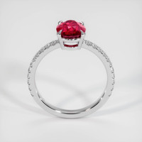 2.03 Ct. Ruby Ring, Platinum 950 3