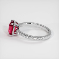 2.03 Ct. Ruby Ring, Platinum 950 4