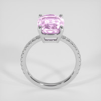 6.18 Ct. Pink Sapphire Ring, Platinum 950 3