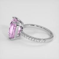 6.18 Ct. Pink Sapphire Ring, Platinum 950 4
