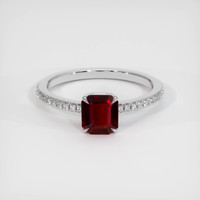 1.03 Ct. Ruby Ring, Platinum 950 1