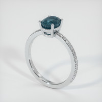 1.03 Ct. Sapphire Ring, Platinum 950 2