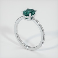 1.12 Ct. Sapphire Ring, Platinum 950 2