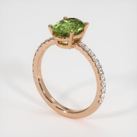 1.66 Ct. Gemstone Ring, 14K Rose Gold 2