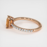 1.11 Ct. Gemstone Ring, 14K Rose Gold 4