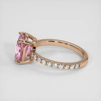 2.41 Ct. Pink Tourmaline Ring, 14K Rose Gold 4