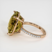 12.07 Ct. Gemstone Ring, 14K Rose Gold 4