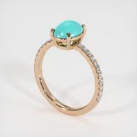 1.24 Ct. Gemstone Ring, 14K Rose Gold 2