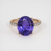 4.42 Ct. Gemstone Ring, 14K Rose Gold 1