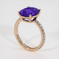 4.42 Ct. Gemstone Ring, 14K Rose Gold 2