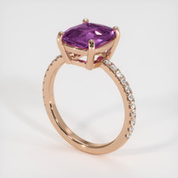 2.74 Ct. Gemstone Ring, 14K Rose Gold 2