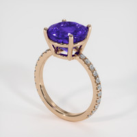 5.05 Ct. Gemstone Ring, 14K Rose Gold 2