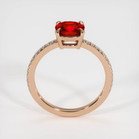 1.50 Ct. Ruby Ring, 14K Rose Gold 3