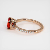 1.50 Ct. Ruby Ring, 14K Rose Gold 4