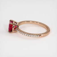 1.51 Ct. Ruby Ring, 14K Rose Gold 4