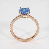 2.59 Ct. Sapphire Ring, 14K Rose Gold 3