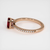 1.03 Ct. Ruby Ring, 14K Rose Gold 4