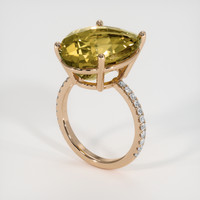 12.07 Ct. Gemstone Ring, 18K Rose Gold 2