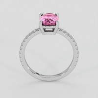 1.63 Ct. Pink Spinel Ring, Silver 3