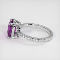 2.74 Ct. Purple Spinel Ring, 10K White Gold 4