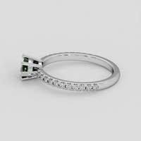 0.75 Ct. Alexandrite Ring, 10K White Gold 4