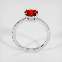 1.50 Ct. Ruby Ring, 10K White Gold 3