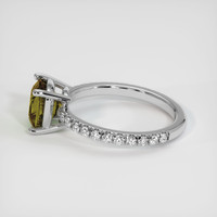 2.18 Ct. Gemstone Ring, 14K White Gold 4