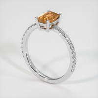 1.11 Ct. Gemstone Ring, 14K White Gold 2