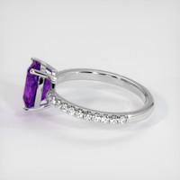 1.59 Ct. Gemstone Ring, 14K White Gold 4