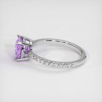 1.36 Ct. Gemstone Ring, 14K White Gold 4