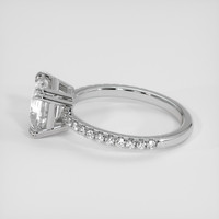 2.62 Ct. White Sapphire Ring, 14K White Gold 4