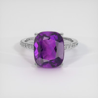 4.86 Ct. Gemstone Ring, 18K White Gold 1